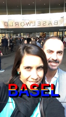 Giorgia and Daniele at Baselworld
